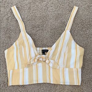Yellow Crop Tank